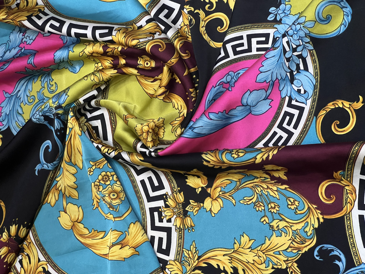 Italian designed silk